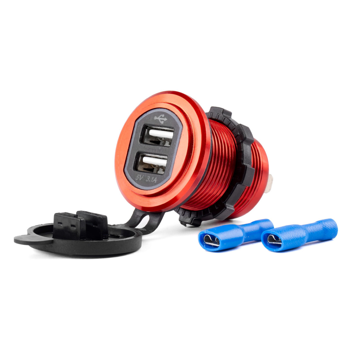 Veekindel telefonilaadija 2xUSB 12/24V MOD-10