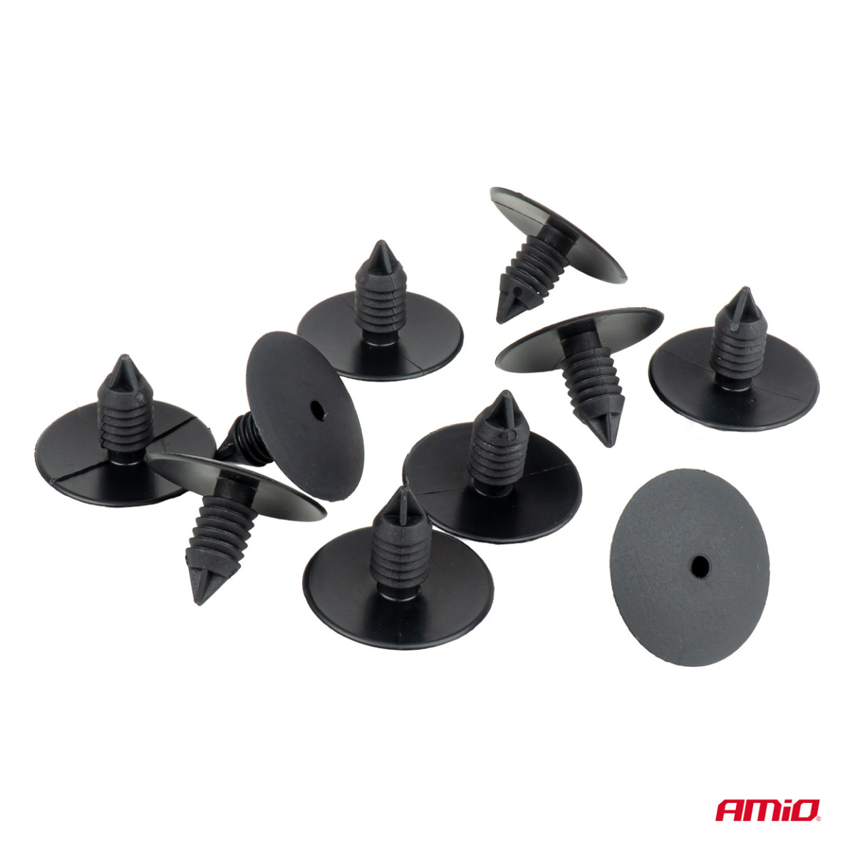 Rattakoopa klambrite komplekt 25 mm, Ø 10,5 mm, 10 tk, AMIO-05052