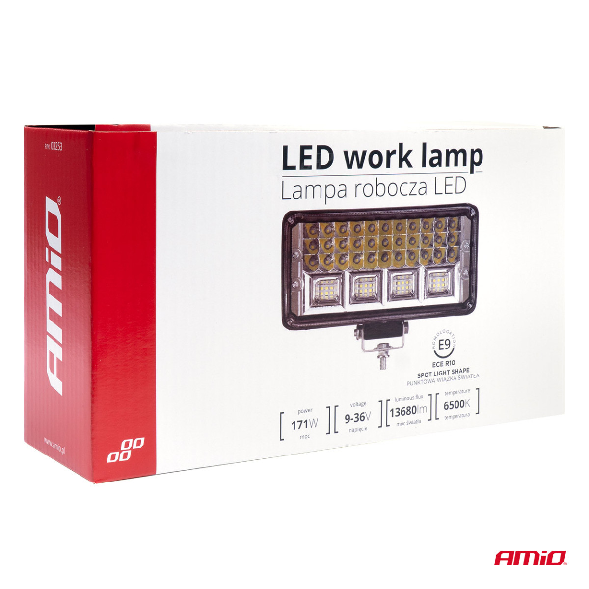 LED-töölamp, 171 W, 9–36 V, AWL42