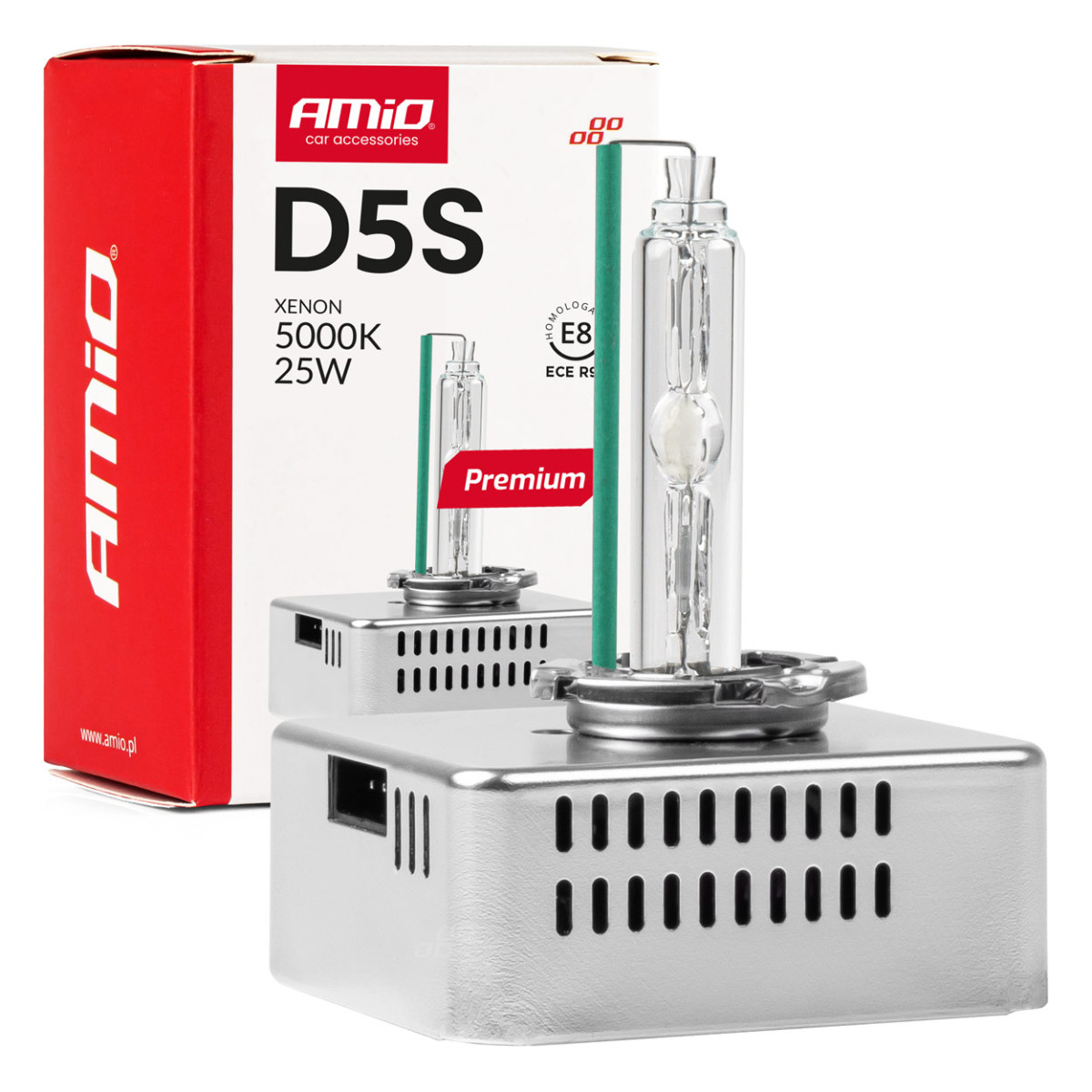 Ksenoonpirn D5S 5000K PREMIUM AMIO-01220