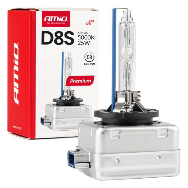 Ksenoonpirn D8S 5000K PREMIUM AMIO-02395