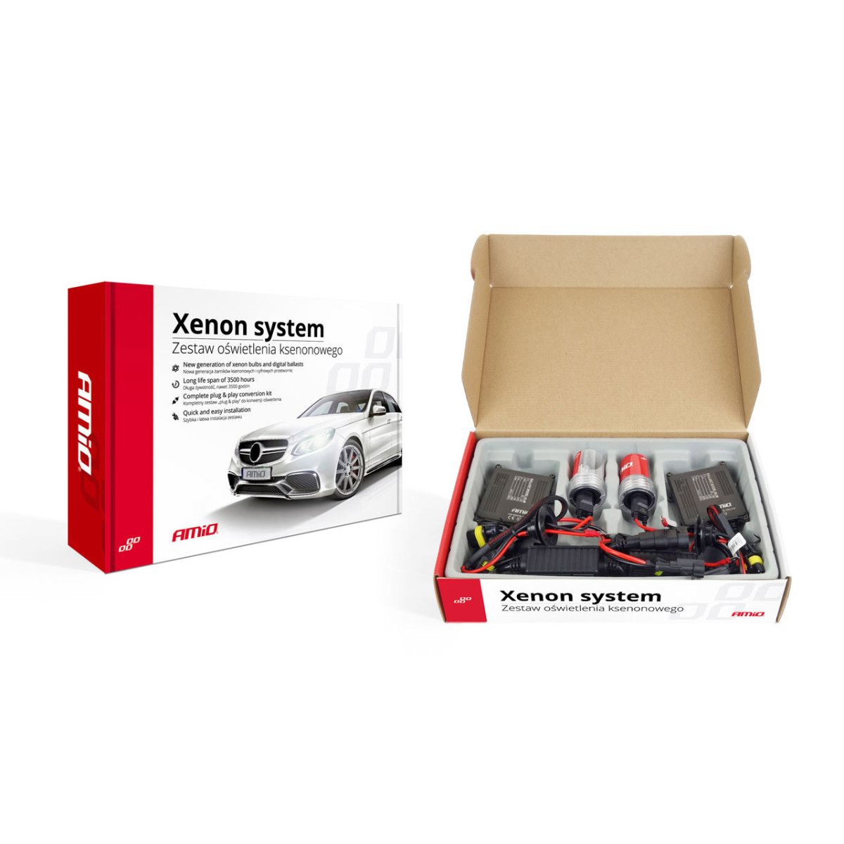 Ksenoonkomplekt S1068 CANBUS H7 6000K, AMIO-01908