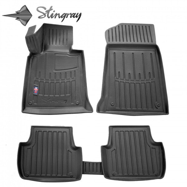 Kummist 3D jalamatid BMW 3 E46 1998–2006, 5 pc. / must / 5027125 / kõrgendatud servad