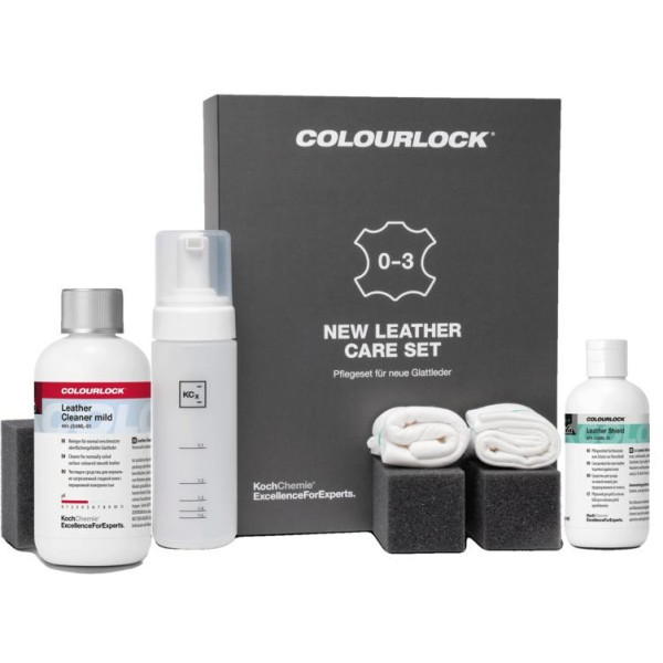 KOCH CHEMIE COLOURLOCK New Leather Care Set, uus sileda naha hoolduskomplekt KOCH CHEMIE COLOURLOCK New Leather Care Set, uus sileda naha hoolduskomplekt