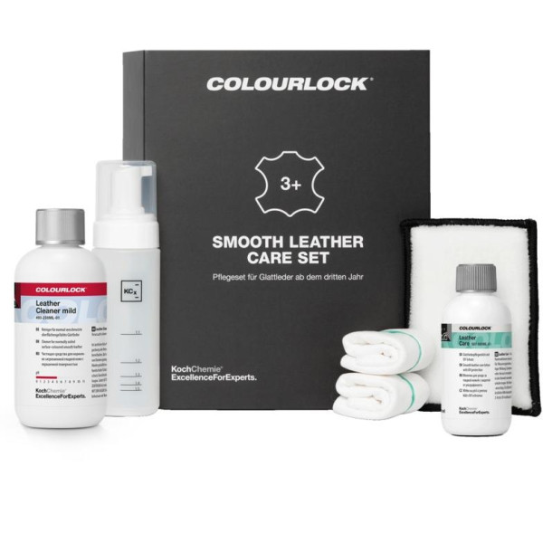 KOCH CHEMIE Colourlock Smooth Leather Care Set, sileda naha hoolduskomplekt