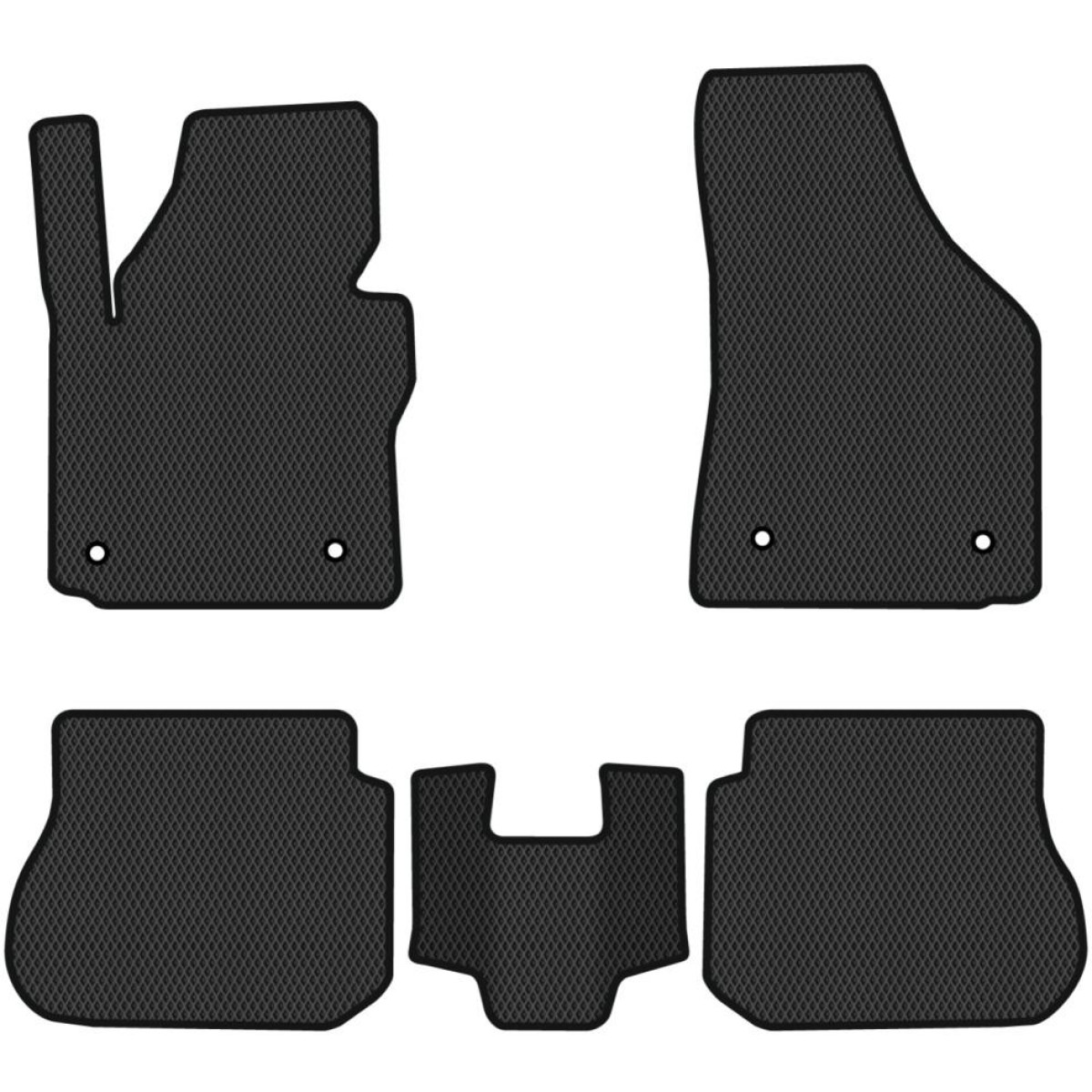 Polümeer EVA põrandamatid Volkswagen Caddy 5 kohaline 2004-2015a.