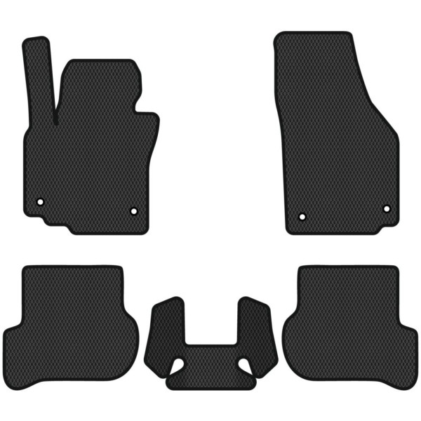 Polümeer EVA põrandamatid Volkswagen Golf V Plus Facelift 2008-2014a.