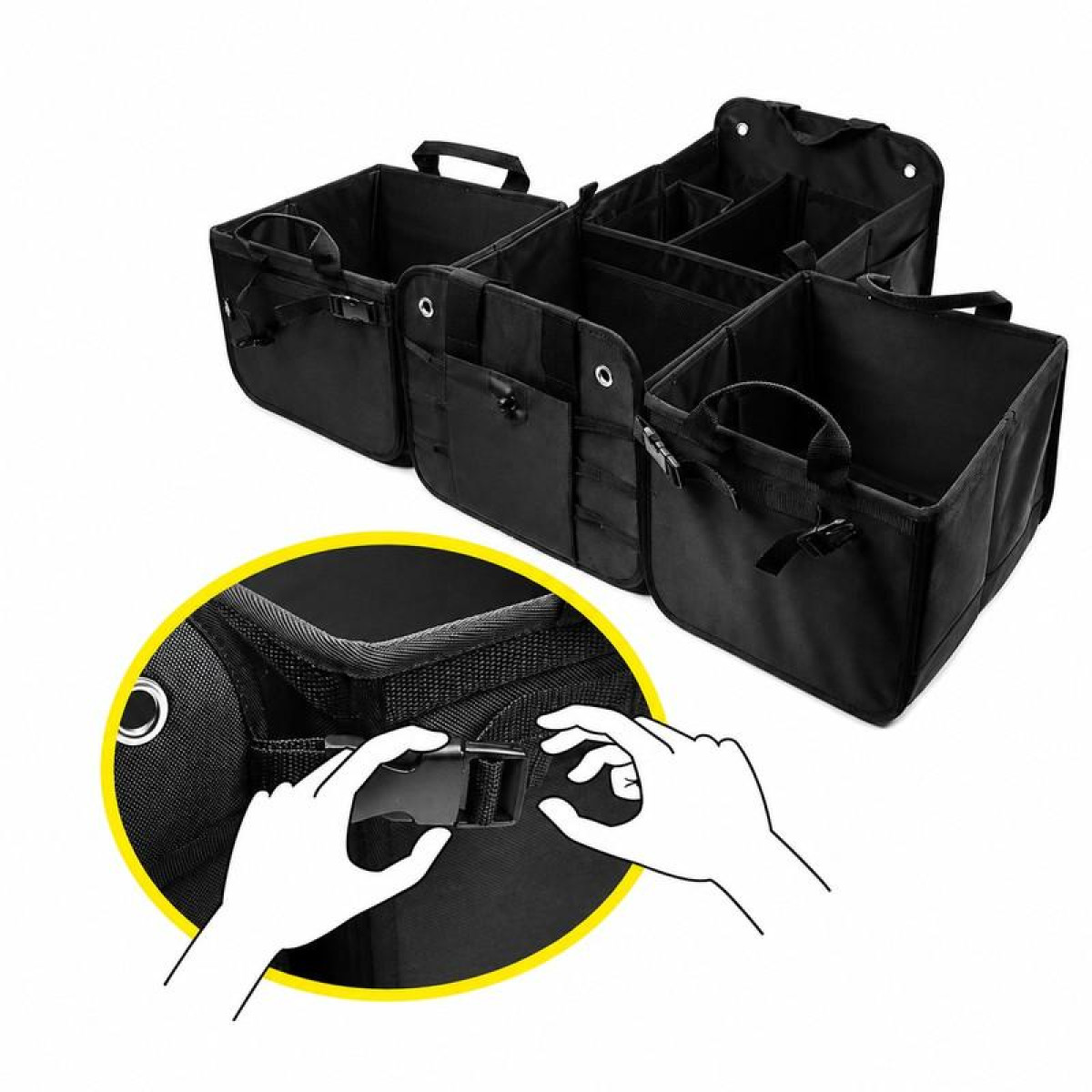 Kokkupandav auto pagasiruumi korraldaja 1 Plus EVAtech 60×37×32 cm