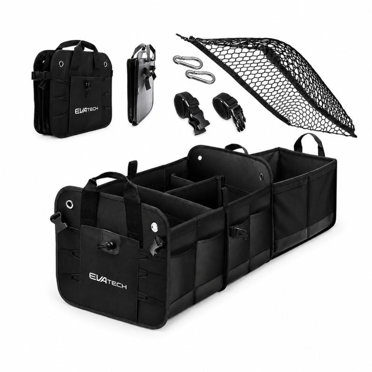 Kokkupandav auto pagasiruumi korraldaja 2 Plus EVAtech 60×37×32 cm