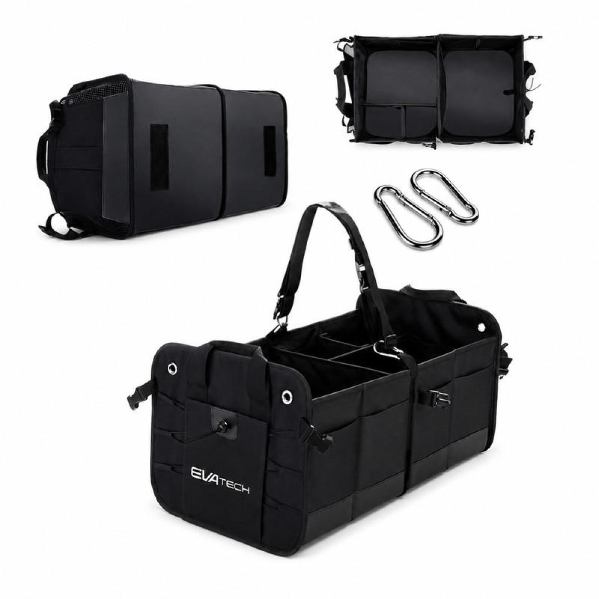 Kokkupandav auto pagasiruumi korraldaja 2 Plus EVAtech 60×37×32 cm