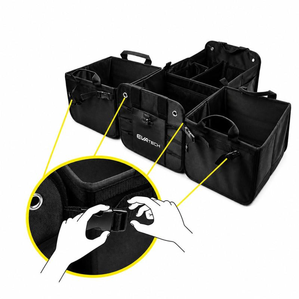 Kokkupandav auto pagasiruumi korraldaja 2 Plus Froze EVAtech 60×37×32 cm