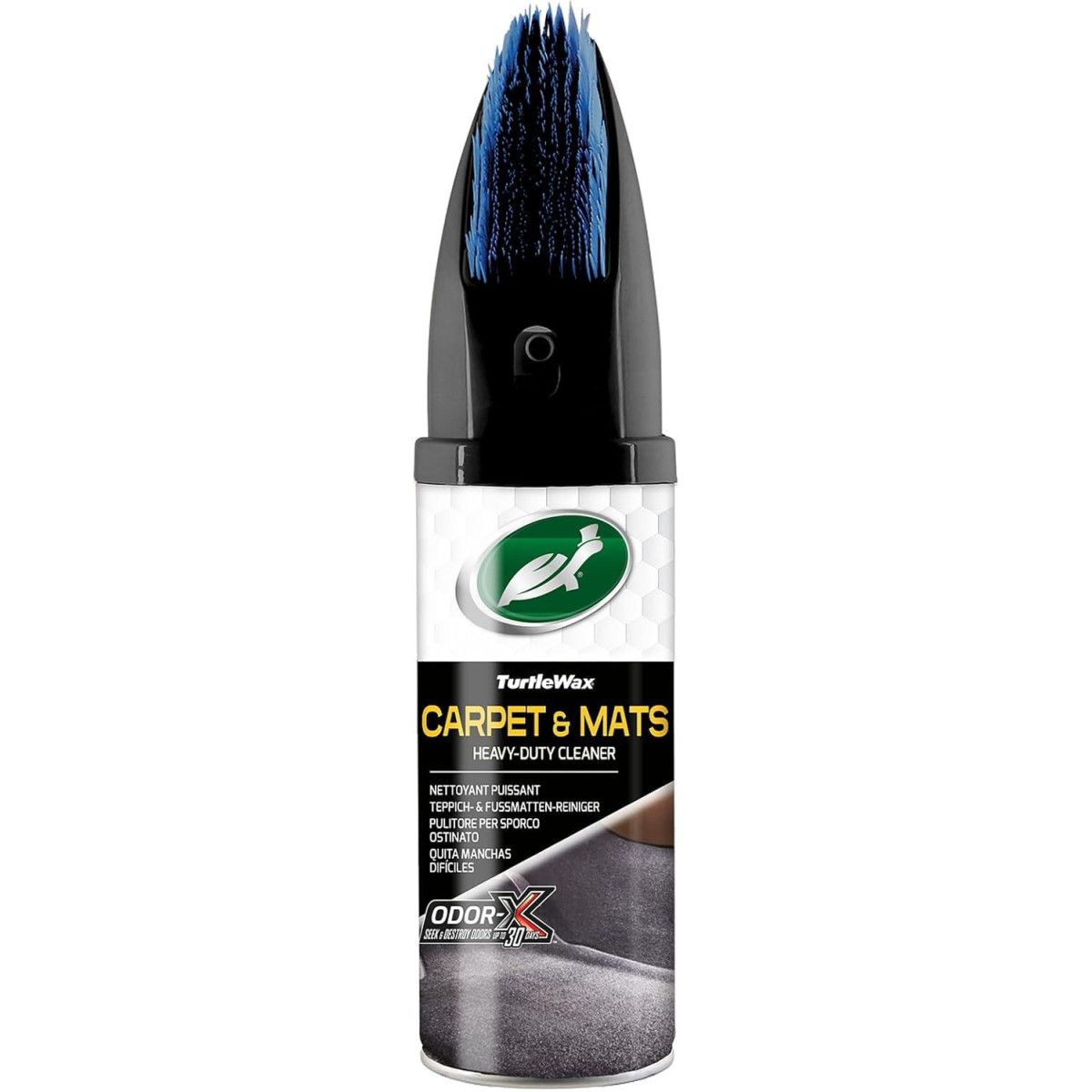 TURTLE WAX Power Out Carpets&Mats + Odor-X, lõhna blokeeriva tehnoloogiaga vaipade ja mattide puhastusvahend, 400 ml TURTLE WAX Power Out Carpets&Mats + Odor-X, lõhna blokeeriva tehnoloogiaga vaipade ja mattide puhastusvahend, 400 ml
